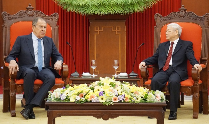 Một ngày của Ngoại trưởng Nga tại Hà Nội Một ngày của Ngoại trưởng Nga tại Hà Nội